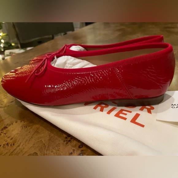 Mansur Gavriel Dream Flats in Poppy NIB size 36.5 - Picture 7 of 11